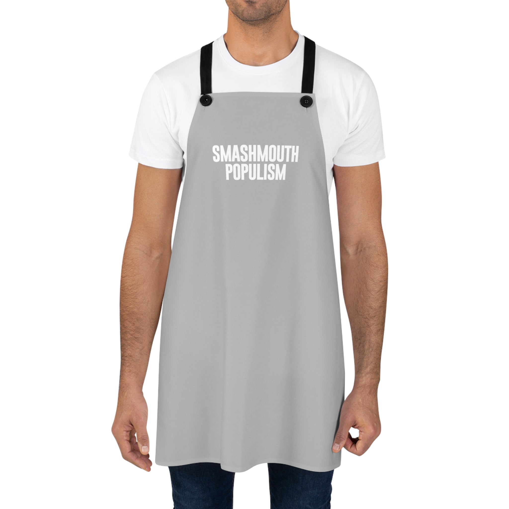 Grey "Smash Mouth" Apron