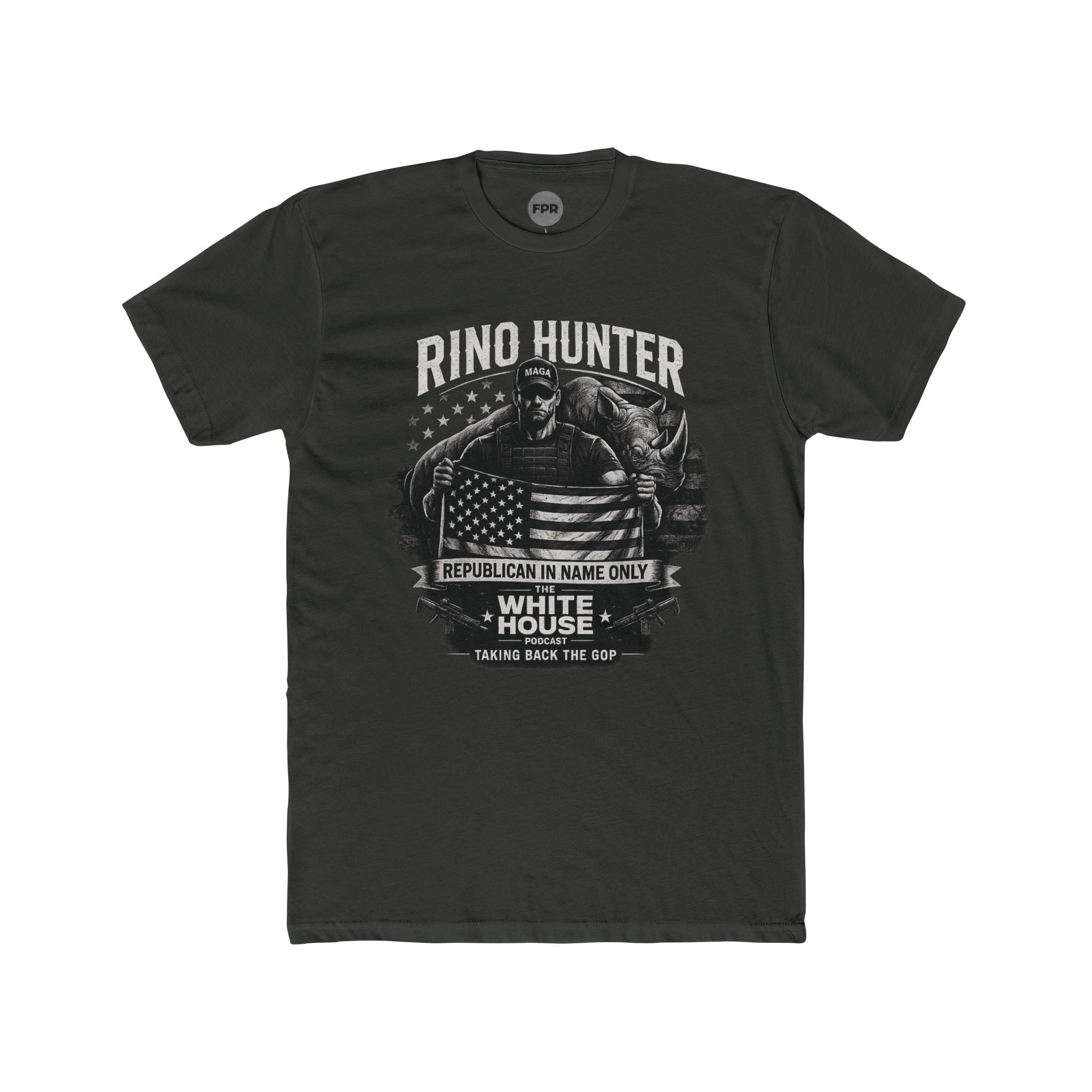 RINO Hunter T‑Shirt — "Taking Back the GOP" White House Patriotic Tee