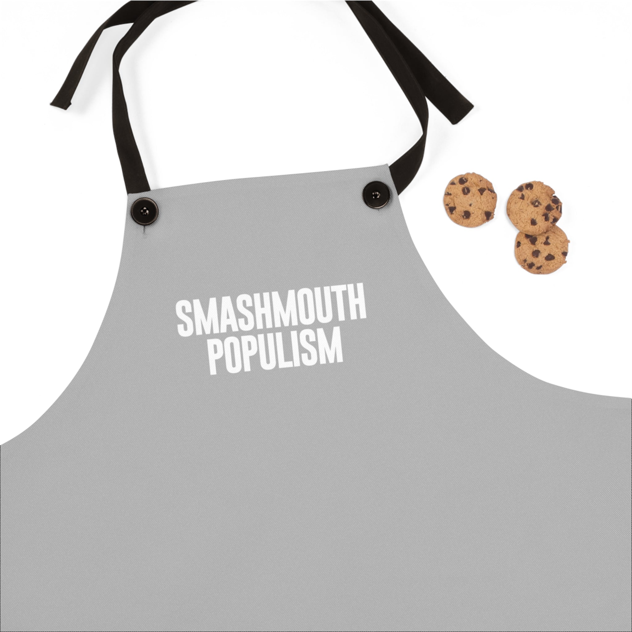 Grey "Smash Mouth" Apron