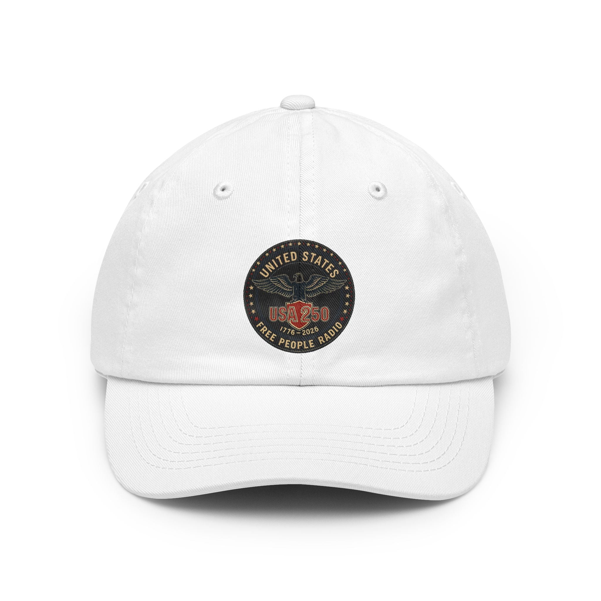 America 250 Embroidered Vintage Eagle Dad Hat