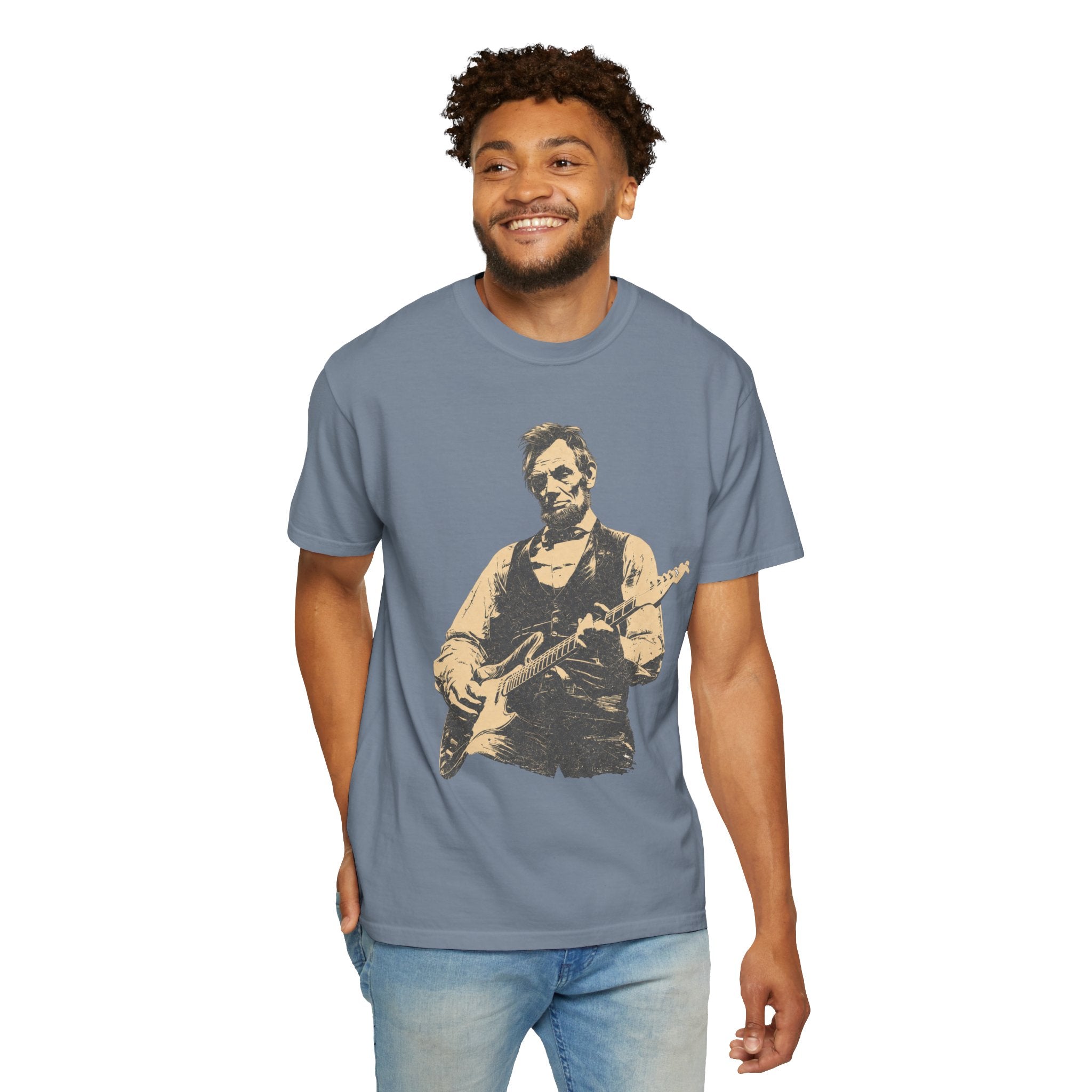 Lincoln Guitar Player T‑Shirt