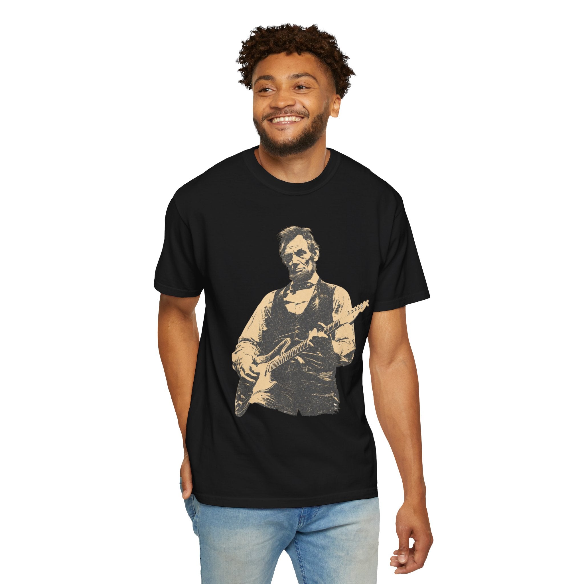 Lincoln Guitar Player T‑Shirt